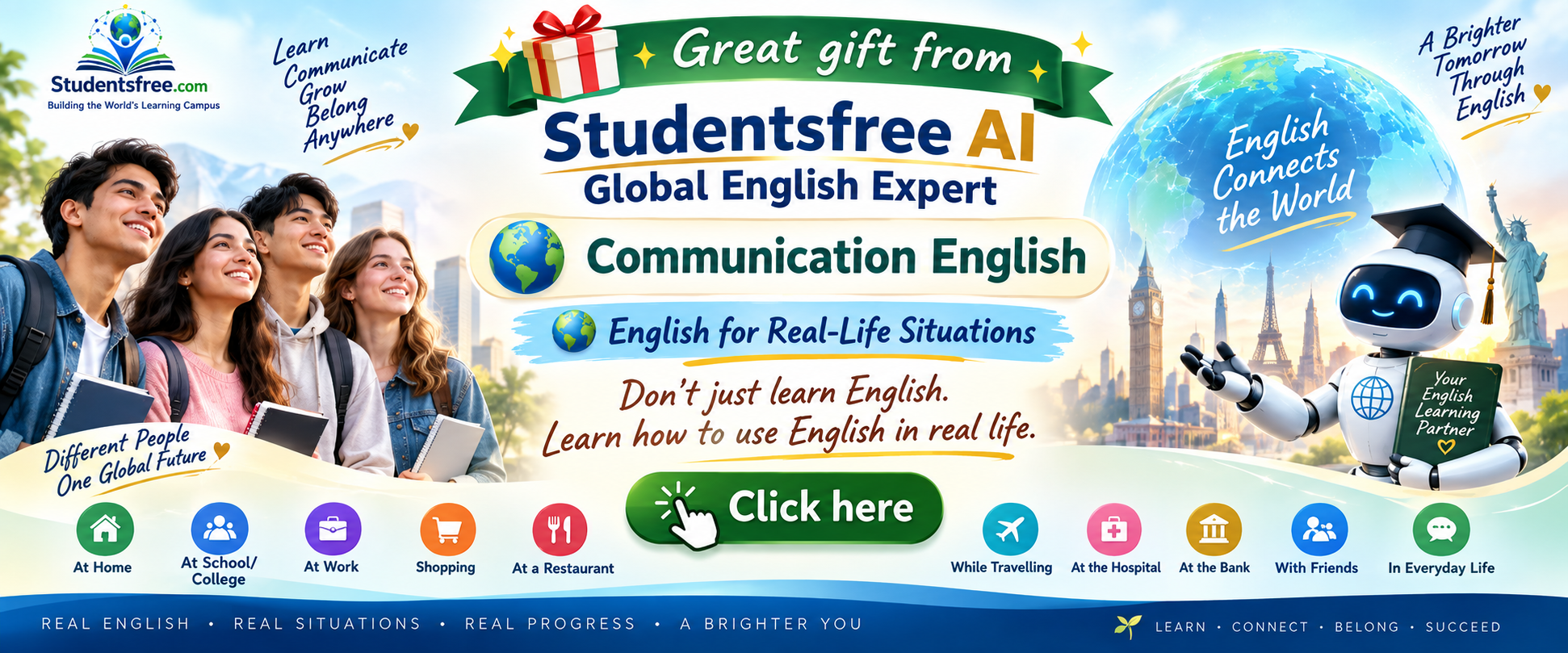Communication English Banner